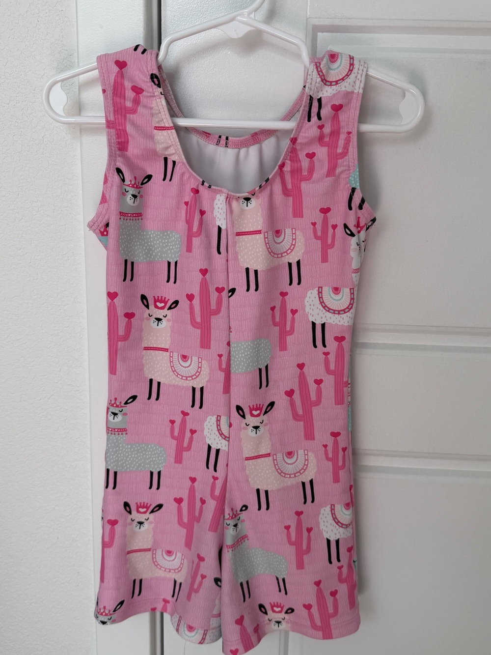 Destira Llama Cactus Unitard Girls XS Gymnastics - Picture 3 of 5